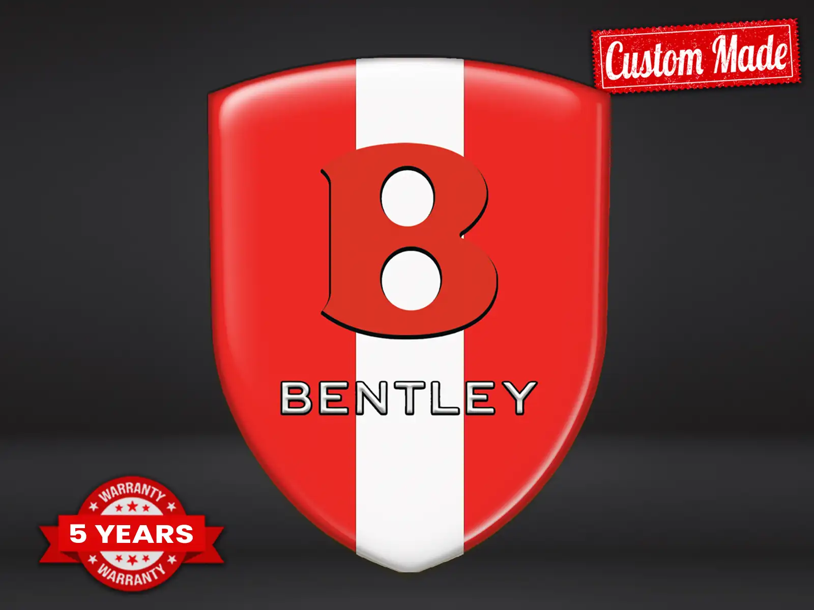 Bentley Autocollants Logo Imprimé Pro Max Durable Stylé